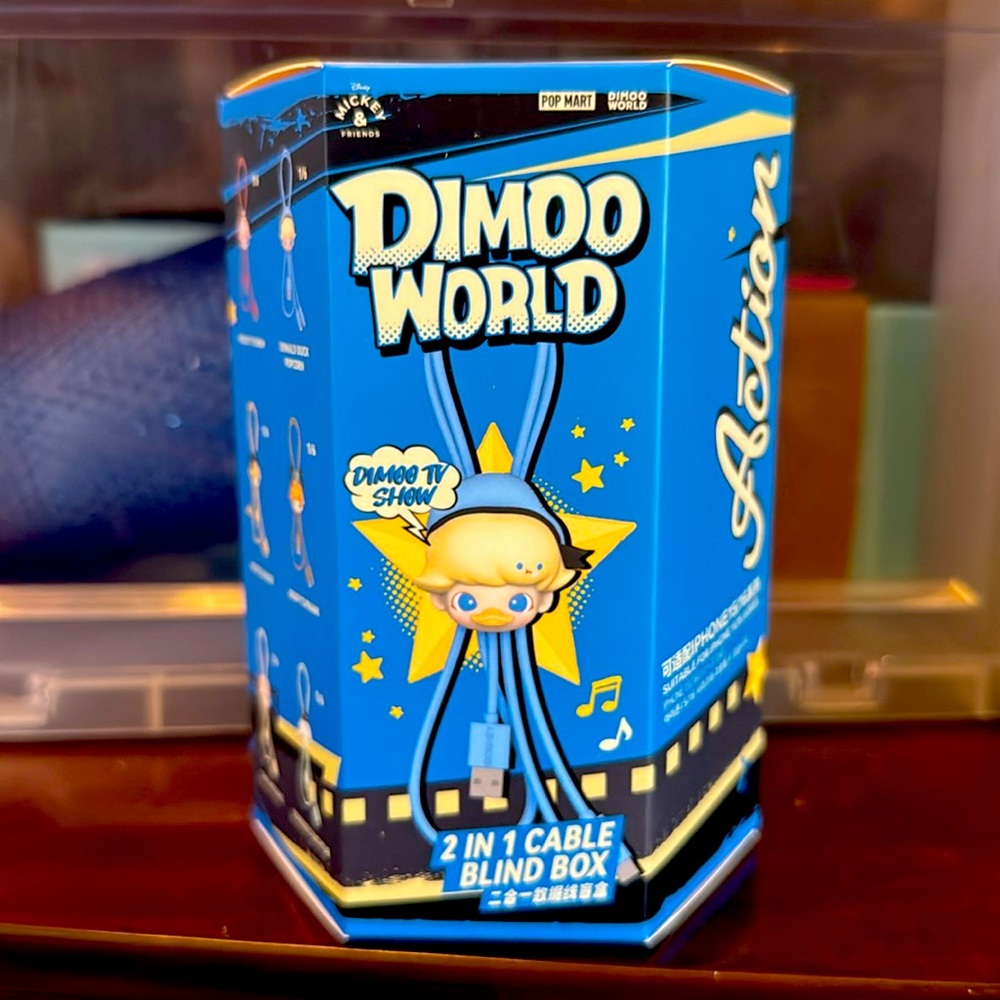 Disney Dimoo World 2-in-1 Cable Blind Box-NIB SEALED BOXES-Popmart